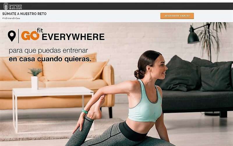 Todos los vecinos de Las Palmas de Gran Canaria podrán disfrutar de entrenamientos adaptados al hogar (Foto TA)